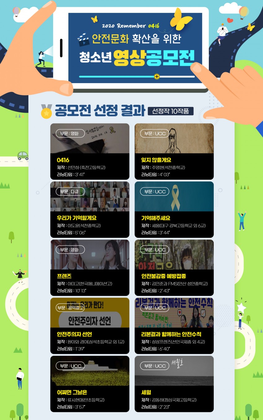 0416 경기도교육청, 세월호 6주기 추모 청소년 영상공모전 결과 발표(붙임).jpg