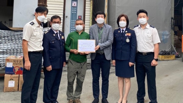 이동읍 묵리 호우피해주민 지원- 용인소방서, 한국소방산업기술원.JPG