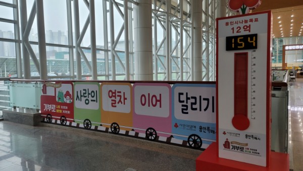 3. 지난해 12월 1일부터 올해 2월 2일까지 진행된 용인특례시 사랑의 열차 이어달리기에 총 18억 4300여만원의 성금이 모였다..jpg