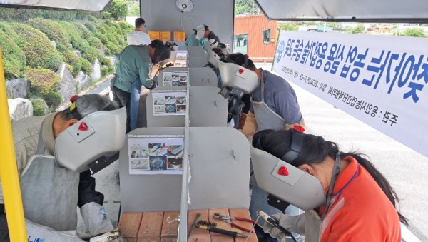 5-1. 지난 27일부터 28일까지 용인시농업인단체협의회가 주관한 찾아가는 농업 실용 용접기술 습득 교육 현장 모습.jpg
