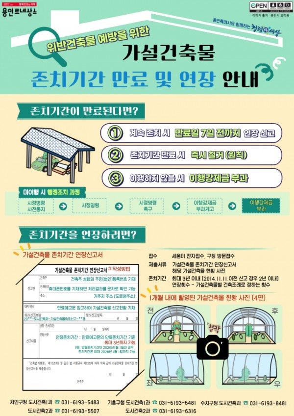 7. 용인특례시의 가설건축물 존치기간 만료 및 연장 안내문.jpg