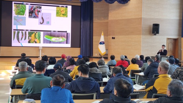 4. 용인특례시의 농업인 상설 교육 중 14일에 진행된 