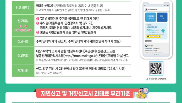 7. 주택임대차신고제 과태료 부과 안내 홍보 포스터.png